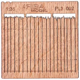   Model Scene PL3-002 Wooden fence 1:35 - type 2 - Deszkakerítés 1/35