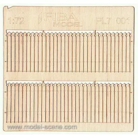   Model Scene PL7-001 Wooden fence 1:72 - type 1 - Deszkakerítés 1/72