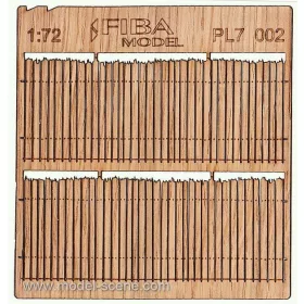   Model Scene PL7-002 Wooden fence 1:72 - type 2 - Deszkakerítés 1/72