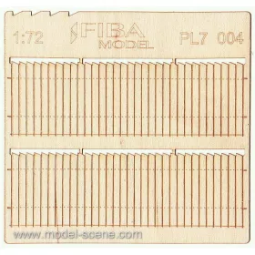   Model Scene PL7-004 Wooden fence 1:72 - type 4 - Deszkakerítés 1/72