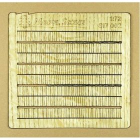   Model Scene SI7-002 Wooden shingles - Fazsindely szögekkel 1/72
