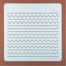   Model Scene SI7-004 Roof eternit slabs - Eternittető sablon 1/72