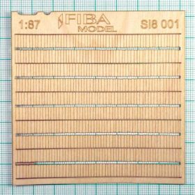 Model Scene SI8-001 Wooden shingles - Fazsindely 1/87