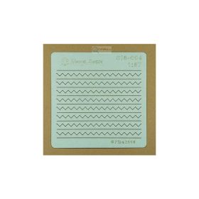   Model Scene SI8-004 Roof eternit slabs - Eternittető sablon 1/87