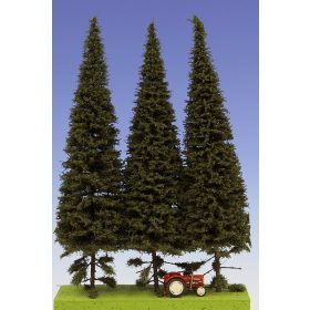   Model Scene SK252 Spruce with short trunk 230-270 mm (3x) - Magasnövésű fenyőfa, 230-270 mm (3 db)
