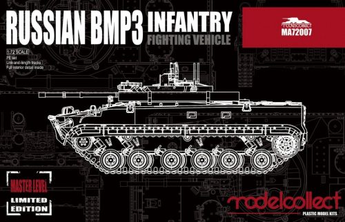 Modelcollect MA72007 Russian BMP3 infantry fighting vehicle 1/72 harcjármű makett