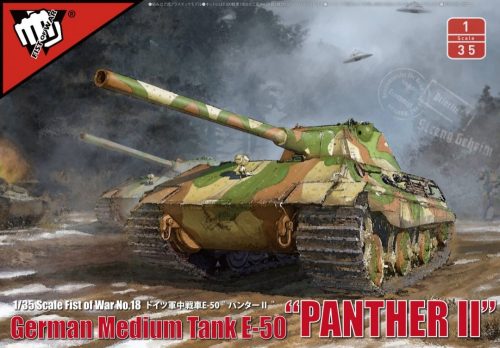 Modellcollect UA35001 German Medium tank E-50 "Panther II" 1/35 harckocsi makett