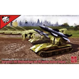   Modelcollect UA72190 Fist of War No. 18 German E-100 Waffenträger mit V4 Boden-Boden-Rakete 1/72 harcjármű makett