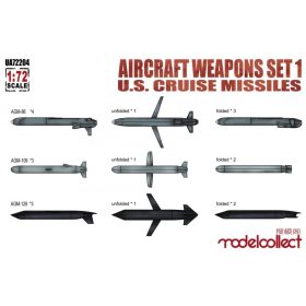   Modelcollect UA72204 Aircraft weapons set 1 U.S.cruise missiles AGM-86, AGM-109, AGM-129 1/72 makett
