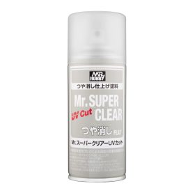   Mr. Hobby - Mr. Super Clear UV Cut Flat Spray B-523 (170ml) (Gunze)