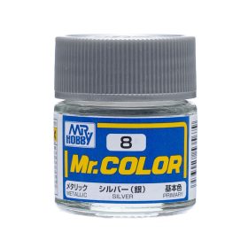 Mr. Hobby - Mr. Color Paint C-008 Silver (10 ml) (Gunze)