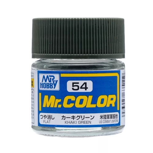 Mr. Hobby - Mr. Color Paint C-054 Khaki Green (10ml) (Gunze)