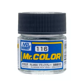   Mr. Hobby - Mr. Color Paint C-116 RLM66 Black Gray (10ml) (Gunze)