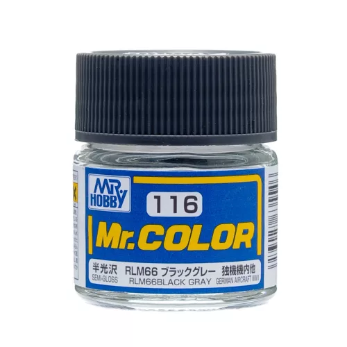 Mr. Hobby - Mr. Color Paint C-116 RLM66 Black Gray (10ml) (Gunze)