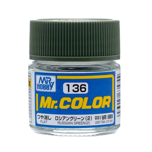 Mr. Hobby - Mr. Color Paint C-136 Russian Green (2) (10ml) (Gunze)