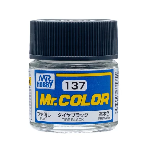 Mr. Hobby - Mr. Color Paint C-137 Tire Black (10 ml) (Gunze)