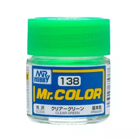 Mr. Hobby - Mr. Color Paint C-138 Clear Green (10ml) (Gunze)