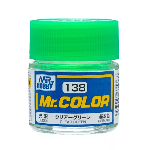 Mr. Hobby - Mr. Color Paint C-138 Clear Green (10ml) (Gunze)
