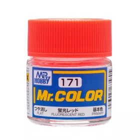   Mr. Hobby - Mr. Color Paint C-171 Fluorescent Red (10ml) (Gunze)