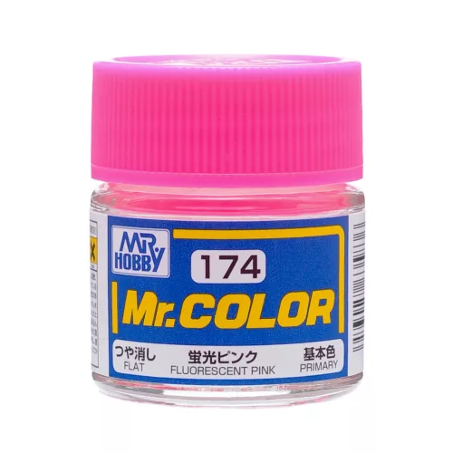 Mr. Hobby - Mr. Color Paint C-174 Fluorescent Pink (10 ml) (Gunze)