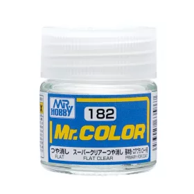 Mr. Hobby - Mr. Color Paint C-182 Flat Clear (10ml) (Gunze)