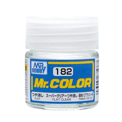 Mr. Hobby - Mr. Color Paint C-182 Flat Clear (10ml) (Gunze)