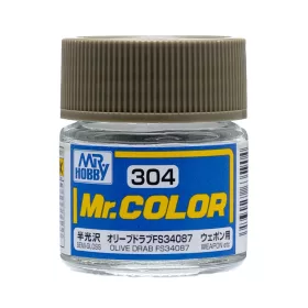   Mr. Hobby - Mr. Color Paint C-304 Olive Drab FS34087 (10ml) (Gunze)