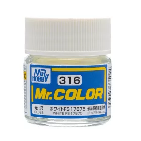   Mr. Hobby - Mr. Color Paint C-316 White FS17875 (10ml) (Gunze)