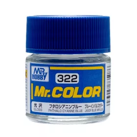   Mr. Hobby - Mr. Color Paint C-322 Phthalo Cyanne Blue (10 ml) (Gunze)