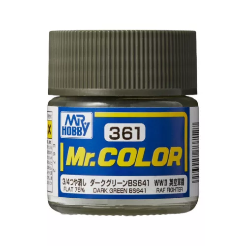 Mr. Hobby - Mr. Color Paint C-361 Dark Green BS641 (10ml) (Gunze)