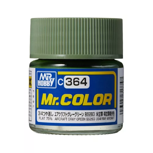 Mr. Hobby - Mr. Color Paint C-364 Aircraft Gray Green BS283 (10 ml) (Gunze)