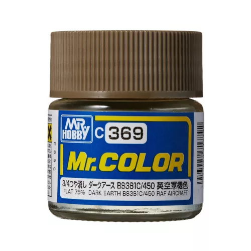Mr. Hobby - Mr. Color Paint C-369 Dark Earth BS381C/450 (10ml) (Gunze)