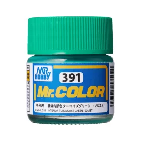   Mr. Hobby - Mr. Color Paint C-391 Interior Turquoise Green (Soviet) (10ml) (Gunze)