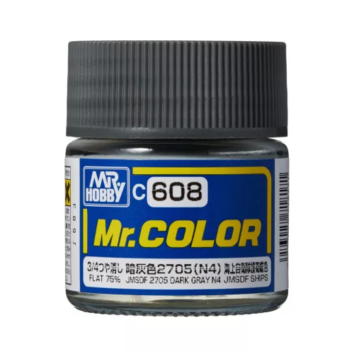 Mr. Hobby - Mr. Color Paint C-608 JMSDF 2705 Dark Gray N4 (10ml) (Gunze)