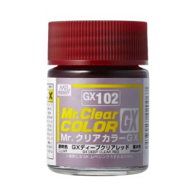   Mr. Hobby - Mr. Color GX Paint (18 ml) Deep Clear Red GX-102 (Gunze)