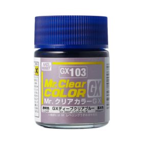   Mr. Hobby - Mr. Color GX Paint (18 ml) Deep Clear Blue GX-103 (Gunze)