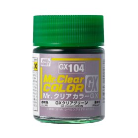   Mr. Hobby - Mr. Color GX Paint (18 ml) Clear Green GX-104 (Gunze)