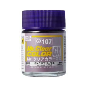   Mr. Hobby - Mr. Color GX Paint (18 ml) Clear Purple GX-107 (Gunze)