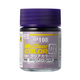   Mr. Hobby - Mr. Color GX Paint (18 ml) Clear Violet GX-108 (Gunze)