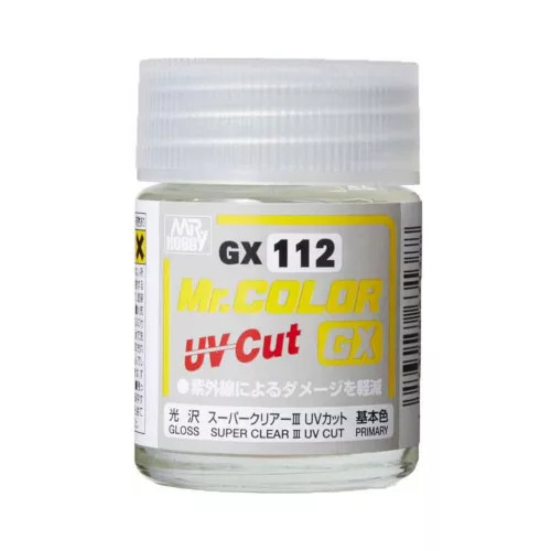 Mr. Hobby - Mr. Color GX Paint-112 (18 ml) Super Clear III UV Cut Gloss (Gunze)