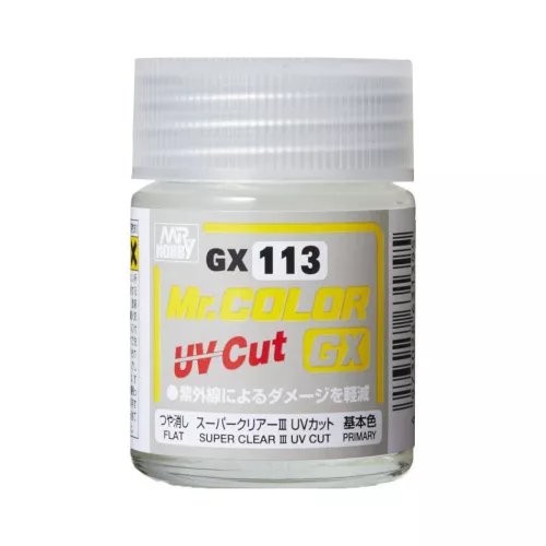 Mr. Hobby - Mr. Color GX Paint-113 (18 ml) Super Clear III UV Cut Matt (Gunze)