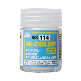   Mr. Hobby - Mr. Color GX Paint (18 ml) Super Smooth Clear Flat GX-114 (Gunze)