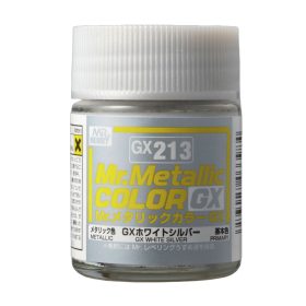   Mr. Hobby - Mr. Color GX Paint (18 ml) White Silver GX-213 (Gunze)