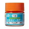 Mr. Hobby - Aqueous Hobby Color Paint (10 ml) Orange H-014 (Gunze) fényes makettfesték