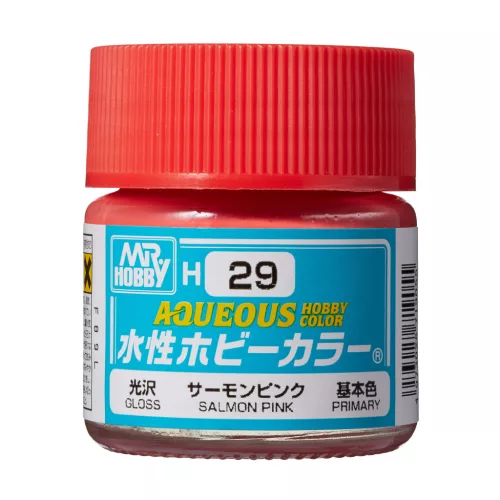 Mr. Hobby - Aqueous Hobby Color Paint (10 ml) Salmon Pink H-029 (Gunze) fényes makettfesték