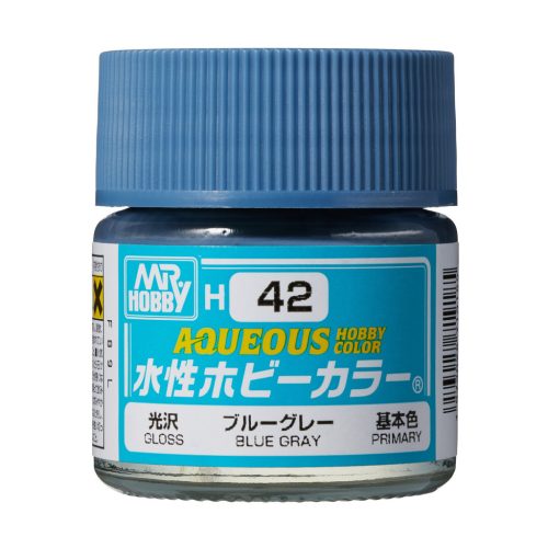 Mr. Hobby - Aqueous Hobby Color Paint (10 ml) Blue Gray H-042 (Gunze) fényes makettfesték