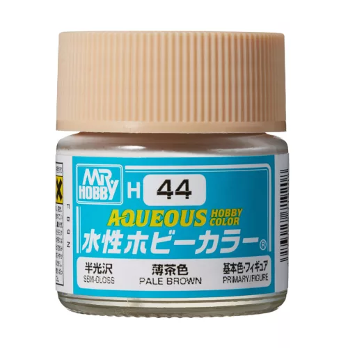 Mr. Hobby - Aqueous Hobby Color Paint (10 ml) Pale Brown/Flesh H-044 (Gunze) selyemfényű makettfesték