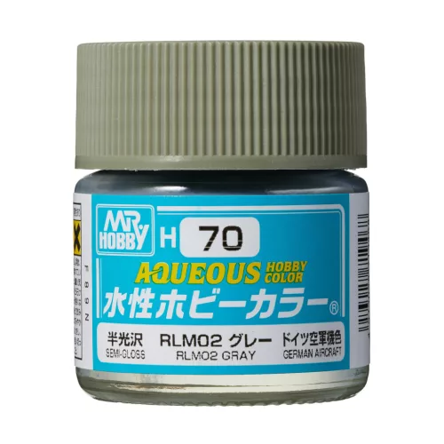 Mr. Hobby - Aqueous Hobby Color Paint (10 ml) RLM02 Gray H-070 (Gunze) selyemfényű makettfesték