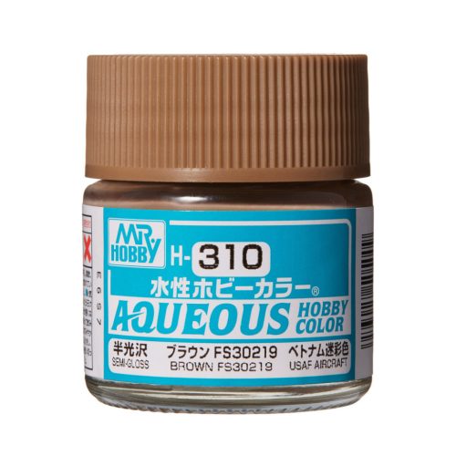 Mr. Hobby - Aqueous Hobby Color Paint (10 ml) Brown FS 30219 H-310 (Gunze) selyemfényű makettfesték