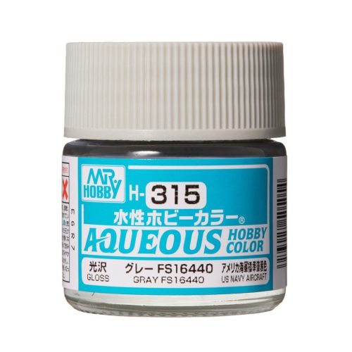 Mr. Hobby - Aqueous Hobby Color Paint (10 ml) Gray FS 16440 H-315 (Gunze) fényes makettfesték